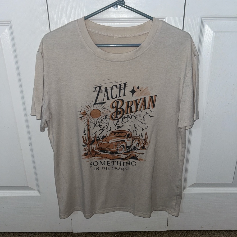 zach bryan large t shirt